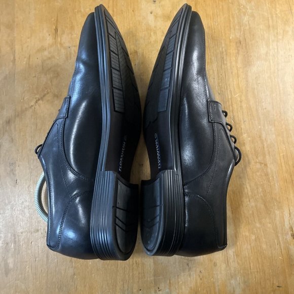 Florsheim Pinnacle Men’s Black Leather Apron Toe Shoes 11562-001 Sz 12 M main image 9